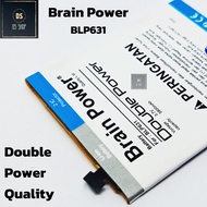 Baterai HP Oppo F3 / F5 / F5 Youth / F5 Plus BLP631 BLP 631 Double Power Brain Power Batre Batrai CP