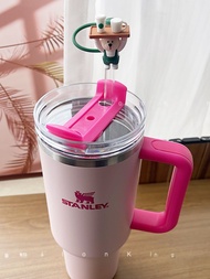 Adorable Dustproof Silicone Straw Stopper for Starbucks Stanley Large Caliber 9mm Reusable Food Grad
