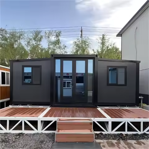 Customized 20FT 30FT 40FT Expandable Folding Container House Prefab Housed Portable Steel Prefabrica