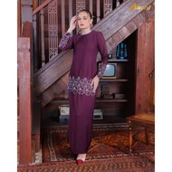 Alfaro Baju Kurung Moden – Premium Nida Fabric with Elegant Embroidery D8