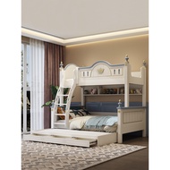 High Low Bed Low Bed Two-Layer Children's Bed Lower Bunk Small Apartment Solid Wood Bed Child-Mother