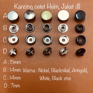 15mm iron snap button helmet button/ snap button/ 7050 button/ V - 7050/