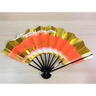 Kyoto Kimono Shop X Gold+Yellow Gradient Orange Red Dance Dancing Fan Japanese Style Small Things