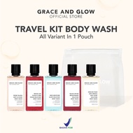 Grace and Glow Travel Size Body Wash 40 ml Sabun Mandi