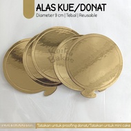 Donut Cake Slice Tiramisu 20pcs Donut Base/ 9 cm Donut Coaster/