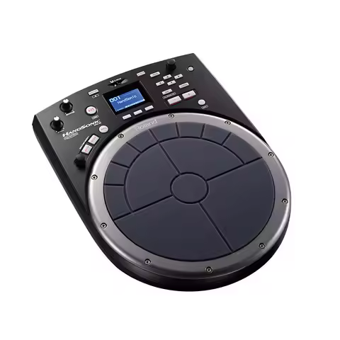 HPD-20 Electronic Handpan E-Drum Percussion Pad 850 Built-In Drum Sounds 200 Kits 3 Independent