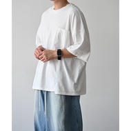 halo Selection Korea FARMERS MARKET Stitching Pocket Short t oversize Sleeve Men Women Unisex 2 Colo