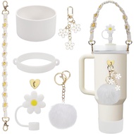 Stanley Cup Accessories Set Including Water Bottle Handle Strap, Siliocne Stanley Cup Boot, Siliocne