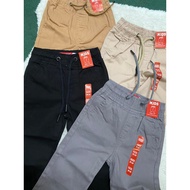 DDSHOP (2024) SELUAR SLACK LELAKI UNISEX COTTON KIDS SLACK BLACK KHAKIS GREY BROWN