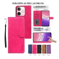 Flip Cover Oppo A5 Pro | Oppo A5 Pro 5G | oppo A5i Leather Flip Cover Wallet Case - Premium Wallet C
