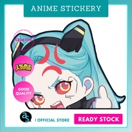 Rebecca | Cyberpunk Edgerunners | Peeker Anime Vinyl Stickers for Cars NEW