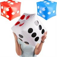 1pcs Giant Inflatable Dice, Fun Giant Large Inflatable Dice for Indoor and Outdoor Board Games, Pool