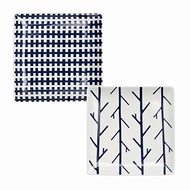 natural69 Set Products [Hasamiyaki] [QA02] swatch Square Dish 2-Pattern Set /Zip/Woody/ Natural69 Ha
