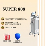 【Stock】Power tinggi 1200W 4-wavelength 755nm 808nm 940nm 1064nm diode laser hair removal machine