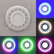 6w 3-mode color border recessed ceiling light