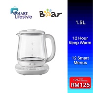 Bear Electric Health Pot 800W (1.5L) 12 Smart Menus Touch Operation Panel BHP-W1508