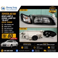 Toyota AE100 Head Lamp & Signal Lamp RH Black Taiwan Replacement
