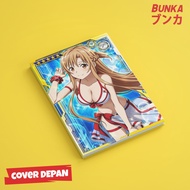 Notebook Anime Sword Art Online Asuna Swimsuit Hardcover A5 Buku Tulis Catatan Notes Agenda Planner 