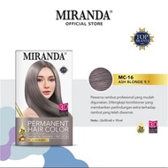 Miranda hair color mc16 ash blonde ash gray color cat rambut
