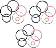 Diesel Fuel Injector O-Ring Seal Kit Compatible for CAT Caterpillar 3126B Diesel 0R9350-Set of 3