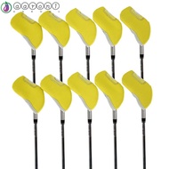 AARON1 Golf Iron Headcover Durable 10 Pcs/Set Golf Club Cover Protective Cover Iron Pole Cover Golf 