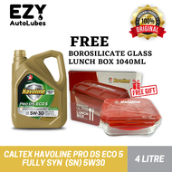 Caltex Havoline® ProDS Fully Syn 5W30 4L (FOC Borosilicate Glass Lunch Box)👉 Caltex Engine Oil 100% 