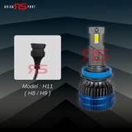 RS Racing Sport 100W S6 Headlight 2PCS 6000K White LED Foglight Spotlight Bulb Fan Canbus HID H1 H3 
