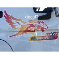 Howo Truck Sticker. Howo A7 Truck Sticker. Howo Truck Stamp. Tiger Truck Stamp