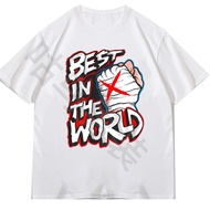 WWE Punk CM Punk Same Wrestling Print Short Sleeve Men's Crew Neck Loose 100% Cotton High Quality T-