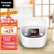 松下（Panasonic）3.2L电饭煲 电饭锅 2-4人 备长炭厚锅 智能烹饪 可预约 SR-DC106-N