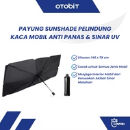 Anti-Heat & UV Car Windshield Sunshade Umbrella | Practical Folding Sun Shield 145x79cm