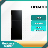 HITACHI INVERTER REFRIDGERATOR R-VG420P3M GLASS SERIES PETI SEJUK