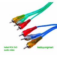 High quality 3x3 Audio Video stereo RCA Cable