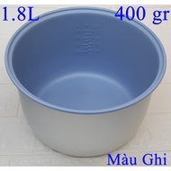 Rice Cooker Heart 1.8 L Non-Stick Gray Color, Weighs 400 gr (Intestine, Core, 1 Liter, 1L8 - 1.8 Liters- 1.8 Liters-1L 8, az-9)