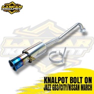Bolt On Exhaust Jazz GD3 City GD8 Nissan March