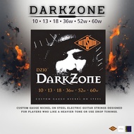 Rotosound Electric Guitar Strings Model DZ10 Darkzone CUSTOM GAUGE 10-60