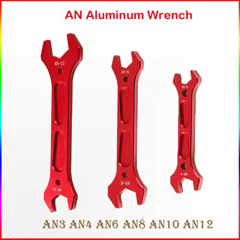 AN3 AN4 AN6 AN8 AN10 AN12 Double Ended Fitting AN Aluminum Wrench Hose Fitting Tool Socket Wrench Sp