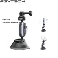 PGYTECH CapLock Suction Cup Mount 360° Rotation Car Mount For DJI OSMO Action POCKET 3 Gopro12/10/9/ With 1/4"- Standard Adapter