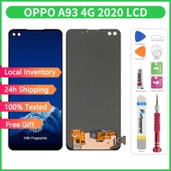 6.43" TFT LCD For OPPO A93 4G CPH2121 / RENO 4 LCD Display Touch Screen Assembly Replacement with Fr