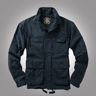 （HOT） Jaket Amerika Pelbagai Poket Jaket Trend Kasual Cotton Wear-Resistant Motorcycle Wind Top Pakaian Lelaki R Autumn And Winter Models