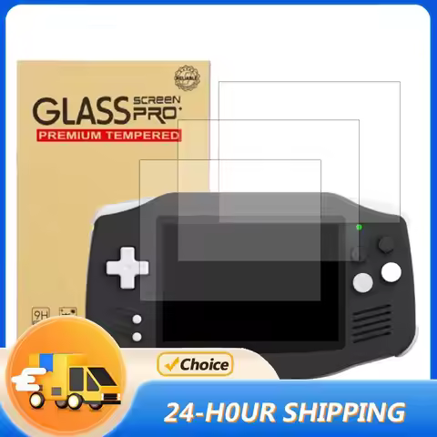For Anbernic RG34XX Tempered Glass Screen Protector Films Ultra-Clear 9H Game Console Screen Protect