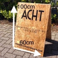 A Board Sign 100cm x 60cm OSB