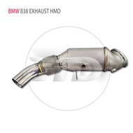 HMD Stainless Steel Exhaust System High Flow Performance Downpipe for BMW 118i B38 1.5T Car Accessor