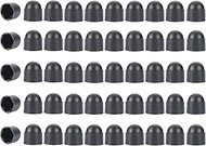 Leliafleury Hex Nut Cover, 50 Pcs 7 mm Bolt Dome Caps Covers, Plastic Dome Bolt Nut Protection Caps