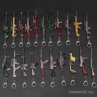 New Product Jedi Survival Eating Chicken Pendant 98k Sniper Toy Simulation Metal Gun Keychain Game W
