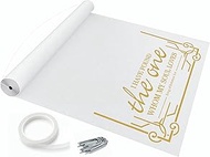 Thickened Aisle Runner for Wedding CeremonyFeet White Aisle Runner Walkway for Indoor Outdoor Weddin