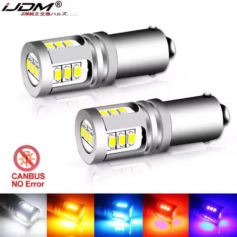 iJDM T4W BA9S LED Blub BAX9S H21W BAY9S LED 12V 24V H6W H5W LED For Car Rear Fog light Red White Aut