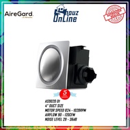 AIREGARD AIR VENTILATION EXHAUST FAN / AIR VENTINATOR AS9020 D1 SILVER
