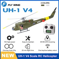 FlyWing UH1 V4 RC Helicopters Brushless Motor 10CH M10 GPS with H1/ACE Flight Controller Altitude Ho