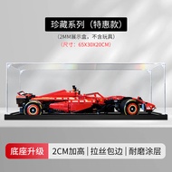 Acrylic Display Case Suitable for Lego 42207 Ferrari SF-24 Racing Driver Figure Storage Box Model Sh